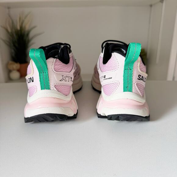 NWT Salomon x Sandy Liang XT-6 Expanse Cradle Pink Jolly Green Black Size 38/6.5 - Picture 4 of 8